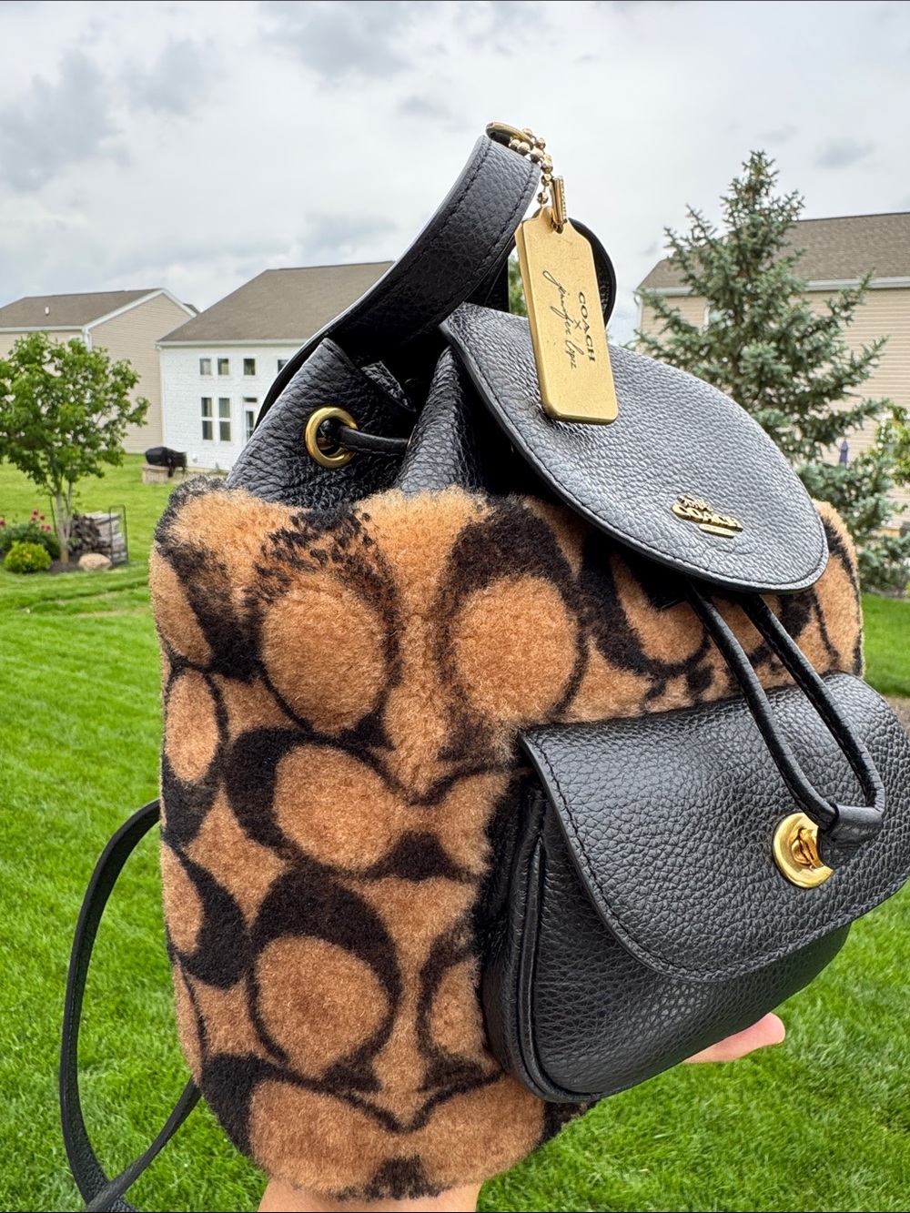🤎Limited edition 🤎Coach X Jennifer Lopez Pennie Backpack 22 🎒 - Picture 16 of 16